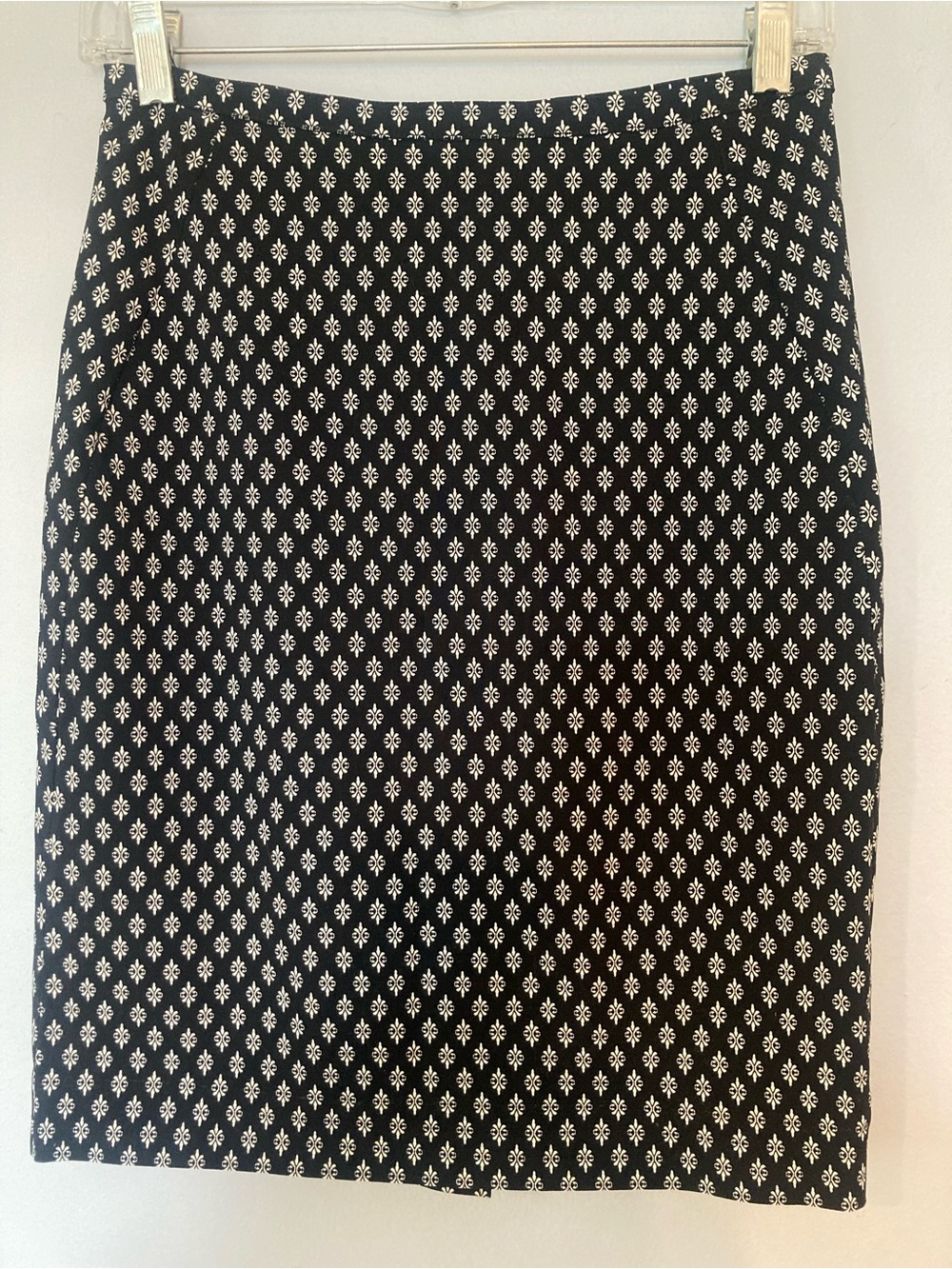 Jack & Jo Black/White Patterned Pencil Skirt sz XS